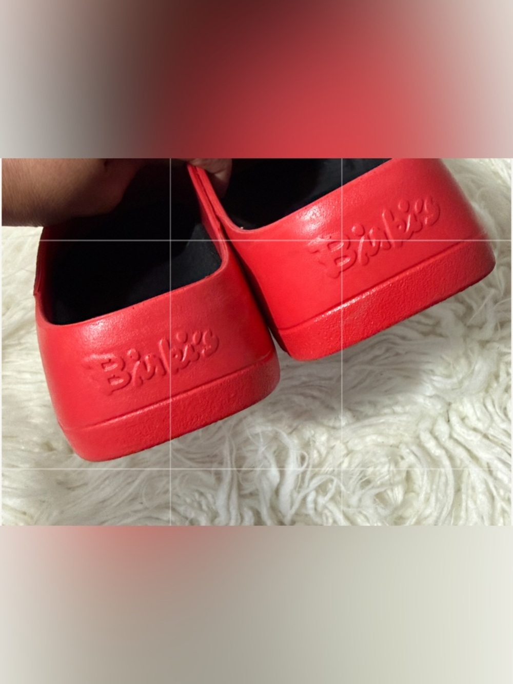 Birkenstock Red Waterproof Slip-On Clog size 8 - Picture 5 of 9